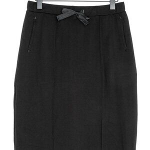 Scotch & Soda Logo Tie Pencil Skirt